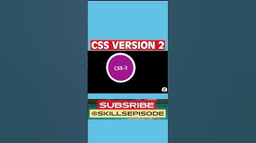 What is CSS2 Version ? | CSS Version 2 #coding  #webdesign #programming