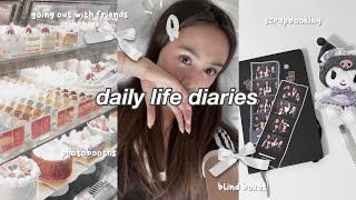 SIMPLE DAILY LIFE DIARIES🍓| mini-golf date, scrapbooking, + hanging out with friends