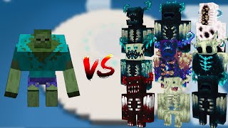 Mutant Zombie vs All Warden battle in Minecraft ALL Warden vs Mutant Zombie/Mob Battle by The N VS MOBS 590 views 1 month ago 7 minutes, 41 seconds