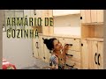 Armário de Cozinha completo, todo de pinus e baratinho!