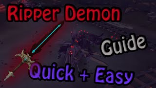Runescape - Ripper Demon Guide l 120+ Kills / HR