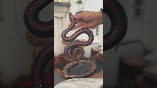 Epoxy Resin Snake with Water Ripples #diy #snake #craft