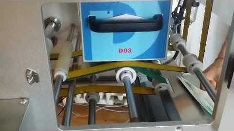 Dikai D03 Thermal Transfer Over Printer Installed on Feeding Machine for Medicine Application