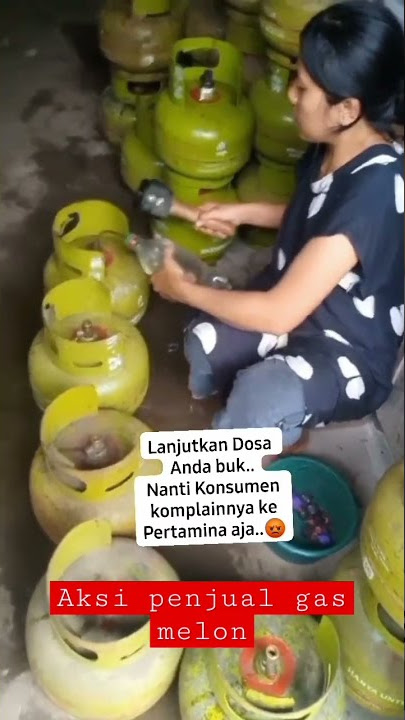 Kecurangan penjual gas elpiji!!!!!