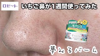 【毛穴レス?】ロゼットのクレンジングバームをいちご鼻が1週間使った結果【黒ずみ/開き】