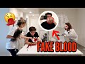 Throwing Up Blood Prank On Bestfriends !!! (EXTREME)
