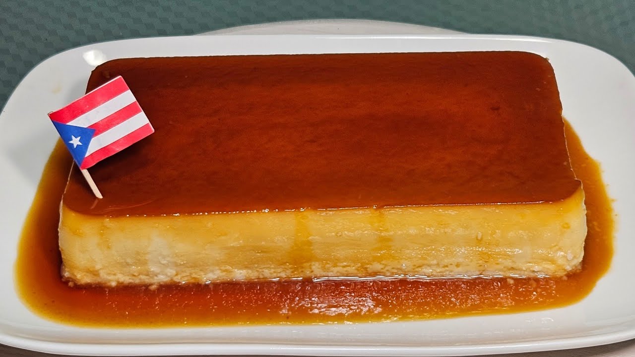 FLAN CON SABOR A COCO