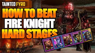 FINALLY A TEAM FOR FIRE KNIGHT HARD STAGES | Raid: Shadow Legends