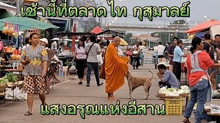 ตลาดรอบเช้าไท กุสุมาลย์#มาดามเมืองโพธิ์