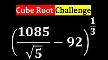 Cube Root Challenge - Maths Olympiad - Maths Question!! #education #learnmath #maths