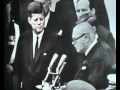 John F. Kennedy makes Winston Churchill an honorary American citizen