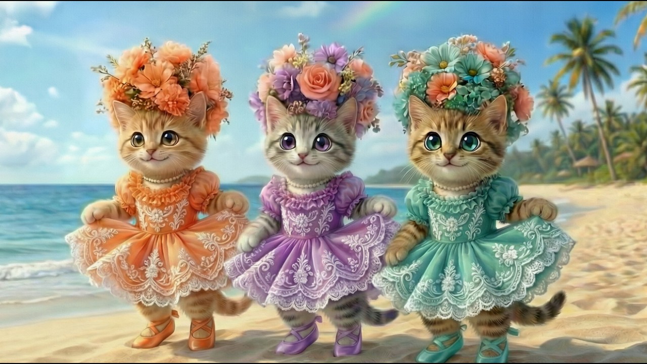 Cute Dancing Cat|Fun Cat Dance|Relaxing Cat Dance#kpop #cat#猫