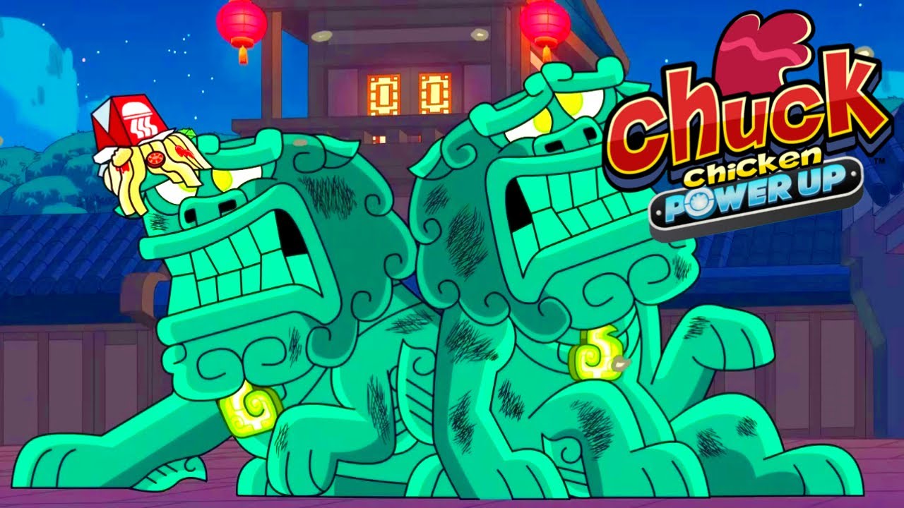 Chuck Chicken 🐔 Power Up Special Edition 💧🍟 The sewer chase & Fast Food Riot 🔥 Superhero Collection