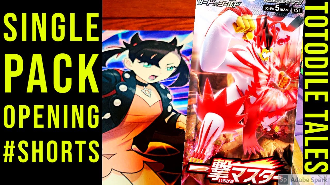 Single Strike Master Pokemon Card Opening - One Pack 