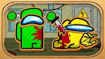 Among Us - In a Nutshell (Cardboard Animation)