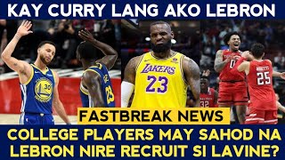 May BALAK si Lebron. Green hindi IIWANAN si Stephen Curry. Wow NCAA may sahod na?