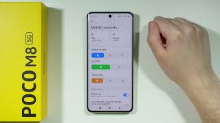 POCO M8 5G: How to Turn ON/OFF SIM Card