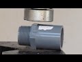 バルブソケット VS プレス機 /Valve socket with  Hydraulic press machine.