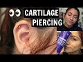 PIERCING MY CARTILAGE AT CLAIRE&#39;S EXPERIENCE | Amanda Jule | 2017