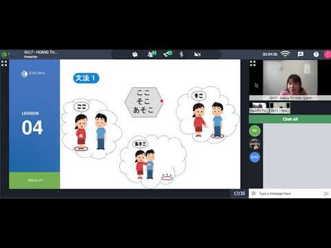 HỌC KAIWA TRỰC TUYẾN CÙNG EDURA - 1