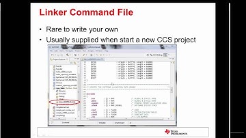 Introduction to the Linker Command File