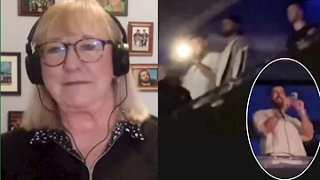 Donna Kelce reacts to Travis recording Taylor Swift's 'So High School' at the Eras Tour in Paris.