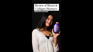 Honest OGX Biotin & collagen Shampoo Review in India || Jhanvi Bhatt #ShampooReview