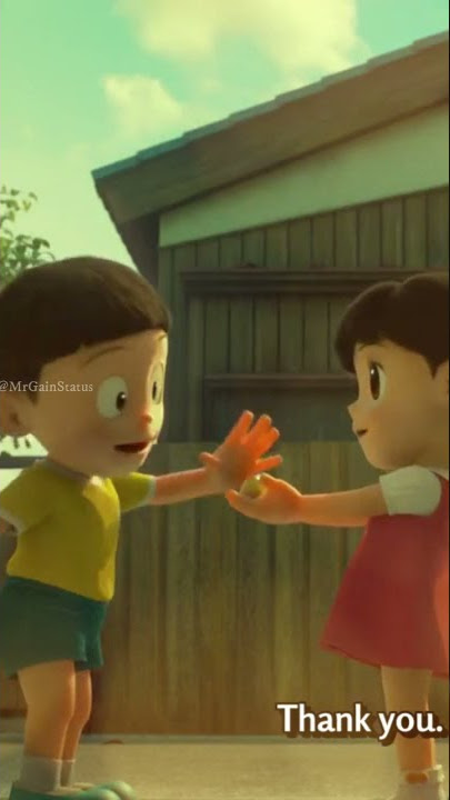 Childhood Love Story || Nobita & Shizuka Love Status || Stand By Me Doraemon 2 #Shorts