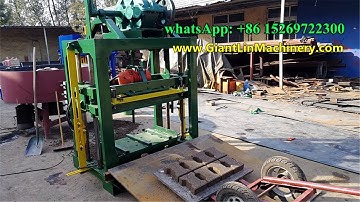 QT40-2 small concrete solid block machine price for sale in Ghana and Mozambique