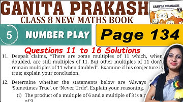 Class 8 Maths Ganita Prakash Solutions | Chapter 5 Number play | Page 133 & 134 Figure it out