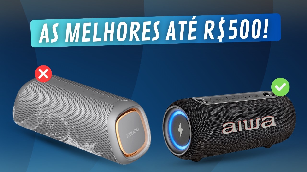 TOP 5 Melhores Caixas de Som Bluetooth Custo Benefício Até 500 Reais em ...