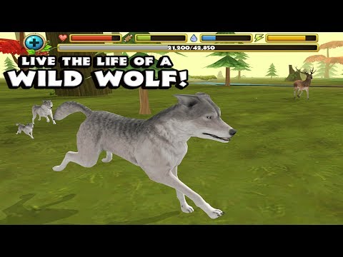 🐺👍Wildlife Simulator Wolf-Симулятор дикой природы Волк-By Gluten Free games-IOS/Android