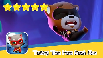 Talking Tom Hero Dash Run DAY 268 Walkthrough Endless runner Save the world Recommend index five sta