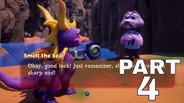 SPYRO 3: YEAR OF THE DRAGON (PS4) Playthrough Part 4 - BLUTO