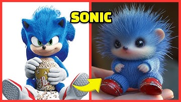 Sonic 3 In Real Life + Guess The Sonic the Hedgehog 3 Characters by Voice 🎬🦔💙 Shin Sonic & Sonic.EXE