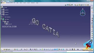 CATIA PART DESIGN - Embossed text