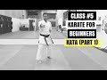 Martial arts for beginners  lesson 5  basic karate cobra kai  kata moves part 1