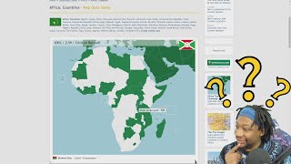 American Tests His Knowledge on African Geography