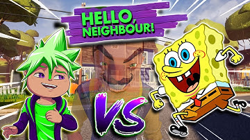 CHIPMUNK vs SPONGEBOB | Hello Neighbor Mod