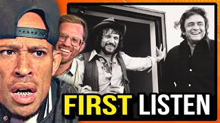 FIRST REACTION to Waylon Jennings And Johnny Cash - There Ain't No Good Chain Gang LIVE!