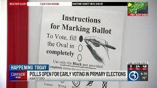 Early voting in this year's primary election begin today