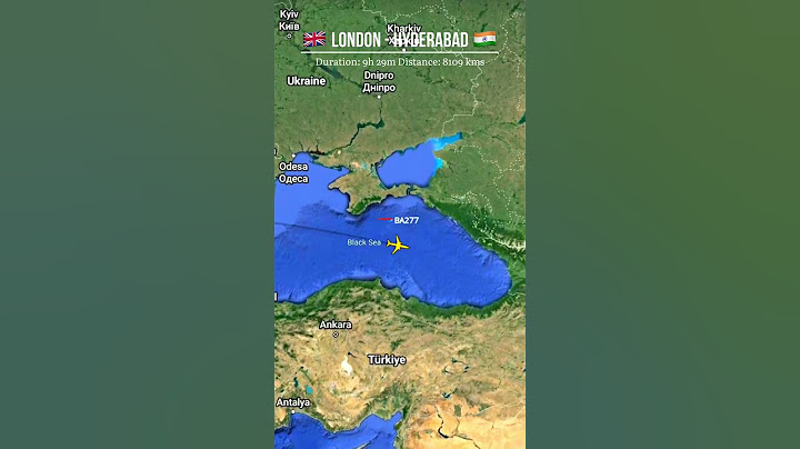 LONDON🇬🇧  to HYDERABAD🇮🇳 Flight route ✈️ British Airways BA277 #aviation #travel #flight #shorts