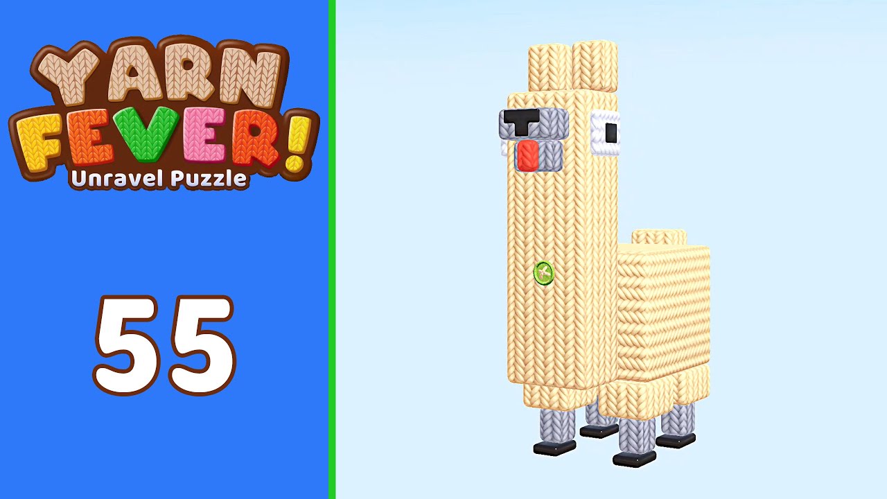Yarn Fever! Unravel Puzzle Level 55 | Every Puzzle Solved! 🎯