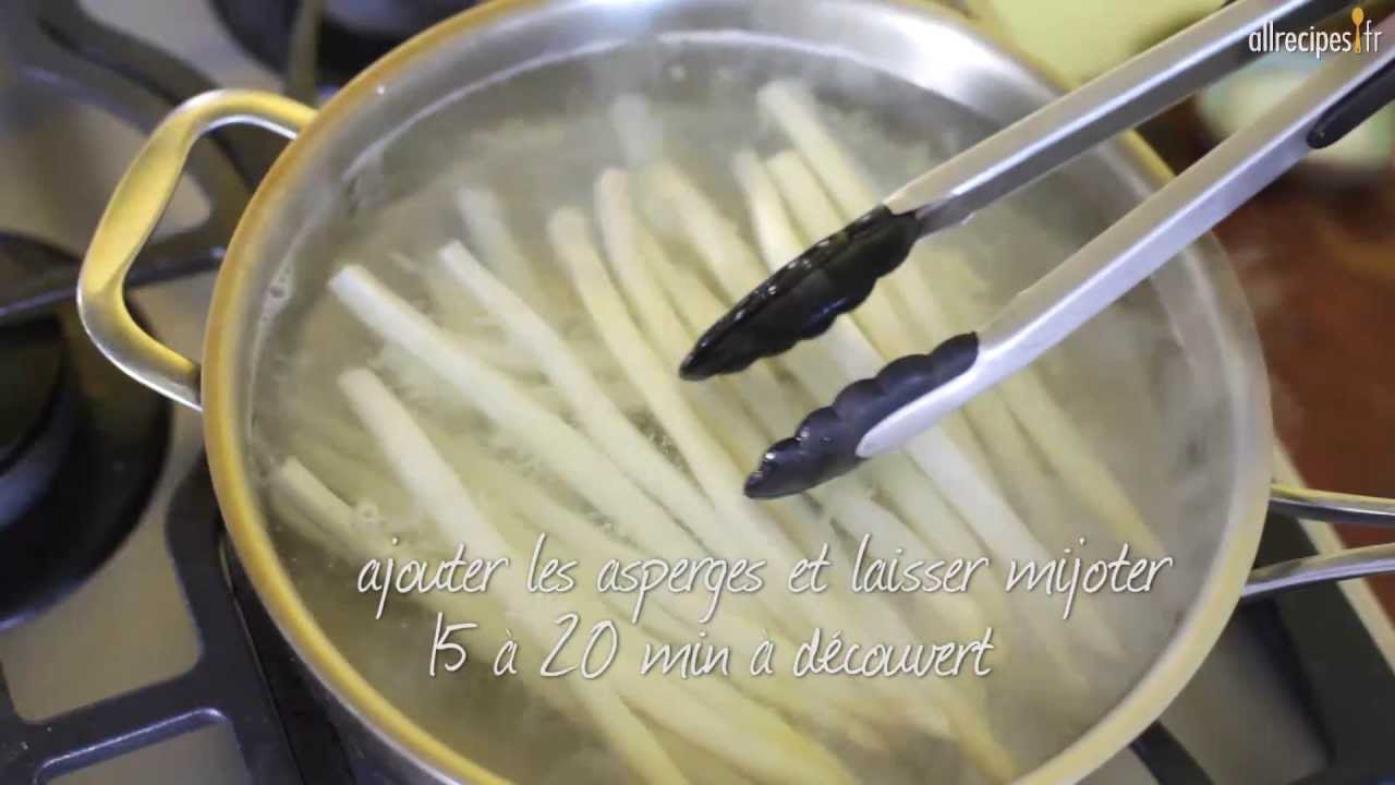 comment faire cuire des asperges