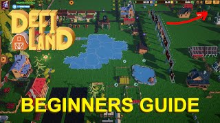 Defi Land - Basic tutorial getting started