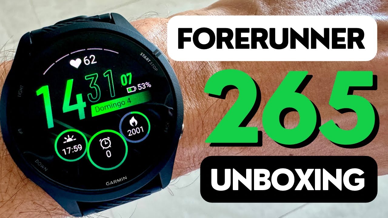 Garmin Forerunner 265 unboxing and Overview 2023 Running Watch 