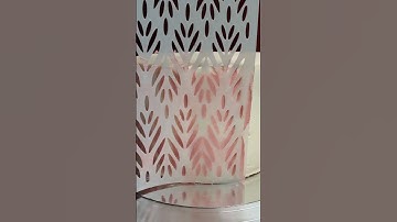 Stencil Art Technique on Cake 🎂 #cakestyle #cakedecoratingideas #cakeideas #buttercream #shorts