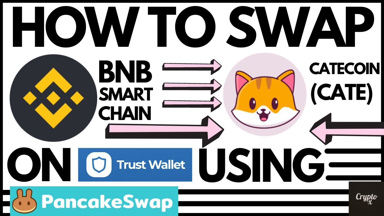 How To Swap From BNB Smart Chain To CateCoin CATE On Trust Wallet Using  Pancake Swap Easily - YouTube