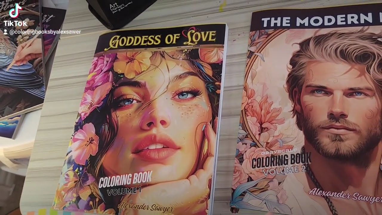 The modern Men volume 2 Coloring book by Alexander Sawyer