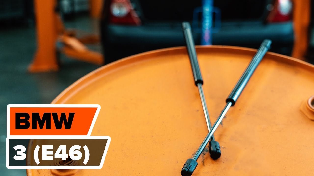 Cómo cambiar los muelle neumático maletero en BMW E46 Touring [VÍDEO Cómo cambiar los muelle neumático maletero en BMW E46 Touring [VÍDEO